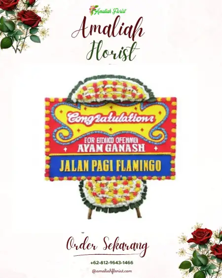 Sewa Papan Bunga Timang Gajah